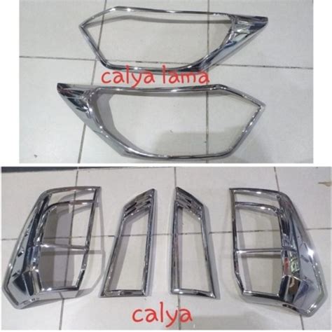 Jual Garnish Cover Lampu Depan Belakang Mobil Calya Sigra