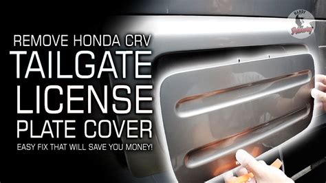 HONDA CRV License Plate Cover Removal Honda CRV 2003 2006 Hondacrv