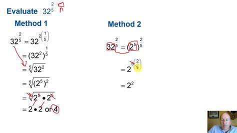 6 6 Rational Exponents Youtube