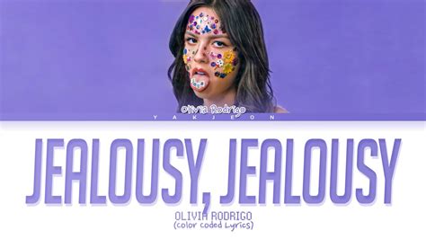 Olivia Rodrigo Jealousy Jealousy Lyrics Traduçãolegendado Color