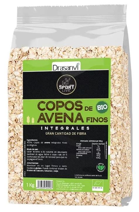 Drasanvi Sport Live Copos Avena Finos Integral BIO 1 Kg Atida