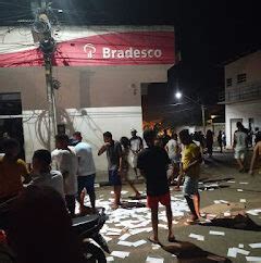 Bandidos explodem e roubam agência do Bradesco em Penalva no Maranhão