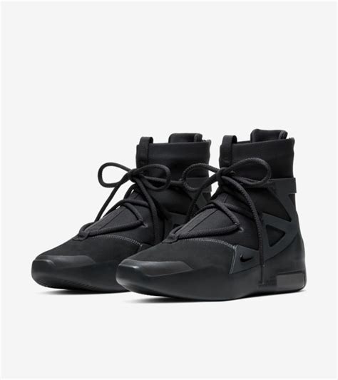 Air Fear Of God 1 Triple Black Release Date Nike Snkrs In