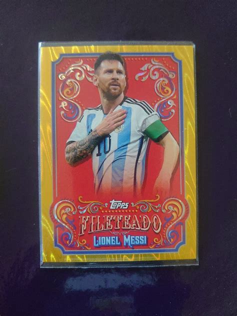 Yahoo Lionel Messi Topps Argentina Eileteado S