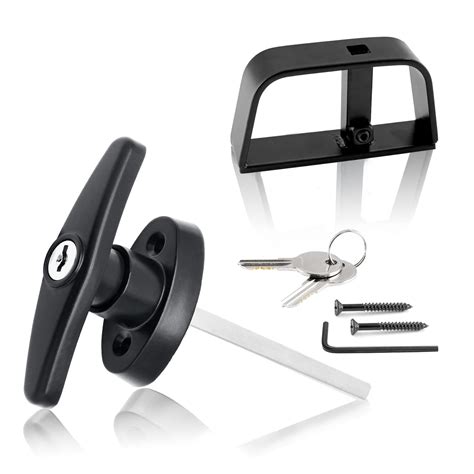 Amazon Luomorgo Shed Door Latch T Handle Lock Kit With Keys