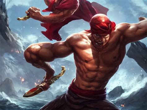 Full Body Portrait Of Lee Sin From League Of Legends Stable Diffusion