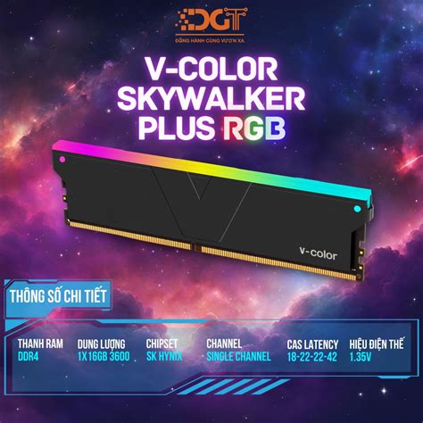 Nâng cao trải nghiệm game cùng RAM Skywalker Plus RGB của V color