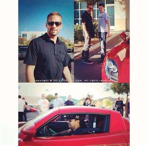 Paul Walker And Roger Rodas Moments Before The Crash That Claimed Both