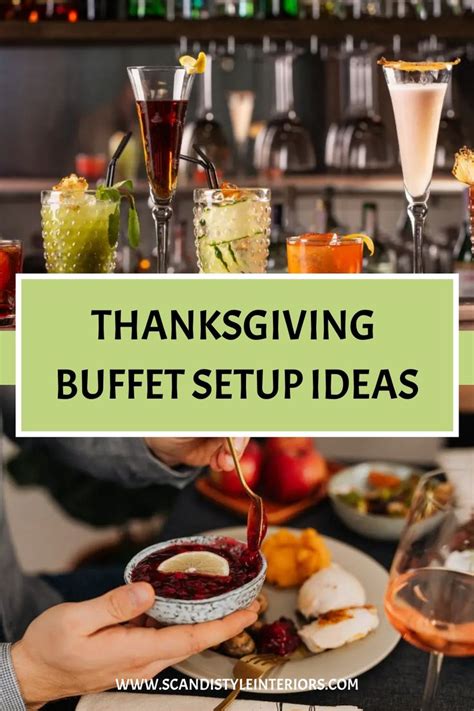 Thanksgiving Buffet Setup Ideas Thanksgiving Buffet Setup