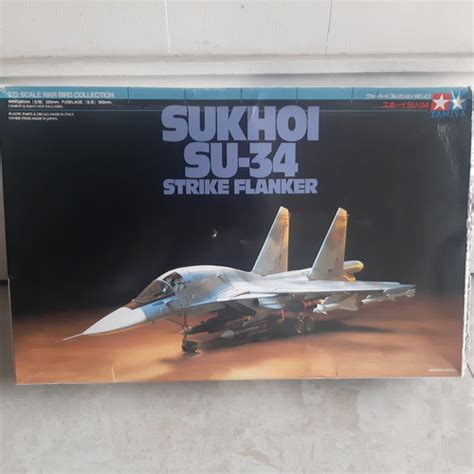 Jual Tamiya Sukhoi Su Mokit Miniatur Pesawat Tempur Murah Rare Antik