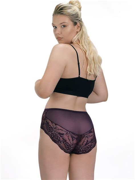 Krem Dantel Detayl B Y K Beden Kad N Bikini K Lot Cottonhill