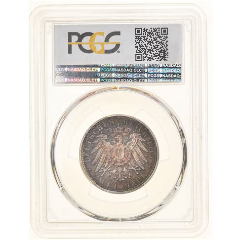 Coin German States Prussia Wilhelm Ii Mark Berlin Proof Pcgs