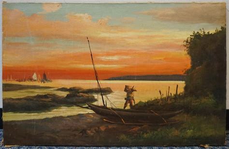 Lot Cesar Buenaventura Y Espinosa Filippino 1922 1983 Sunset On