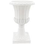 Bloem Grecian 32 In Charcoal Plastic Urn Tall Pedestal Planter GU180 908