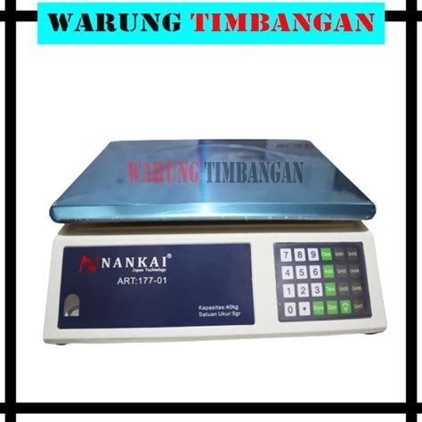 Jual Nankai Timbangan Duduk Digital Kg Kg Promo Dengan Tiang