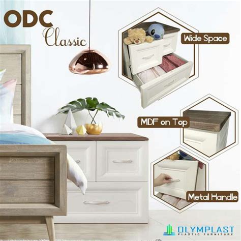 Promo Lemari Laci Plastik Drawer Olymplast Susun Classic Odc C