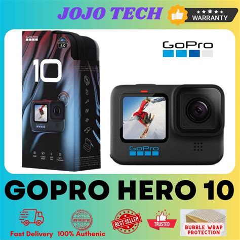 GOPRO HERO 10 Black 5 3K Video And 23MP Photos GP2 Processor