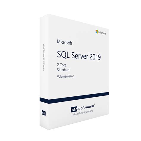 Microsoft Sql Server 2019 Standard 2 Core Used Software