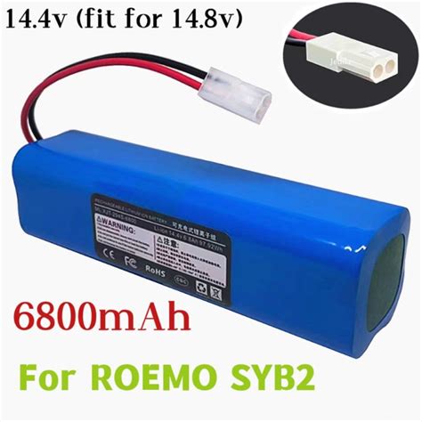 ROEMO SYB2 충전식 리튬 이온 배터리 로봇 진공 청소기에 적합 배터리 교체 용량 6800mAh 정품