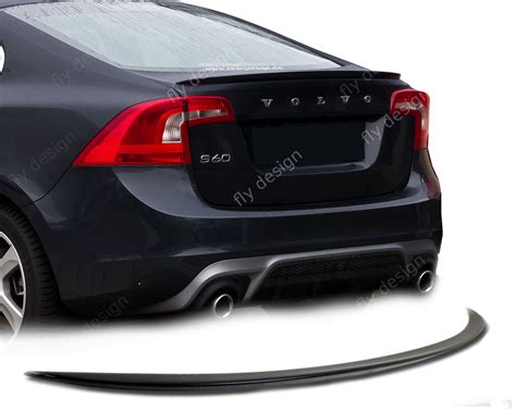 Spoilerlippe Heckspoiler passend für VOLVO S60, Schwarz Glanz - FLY ...