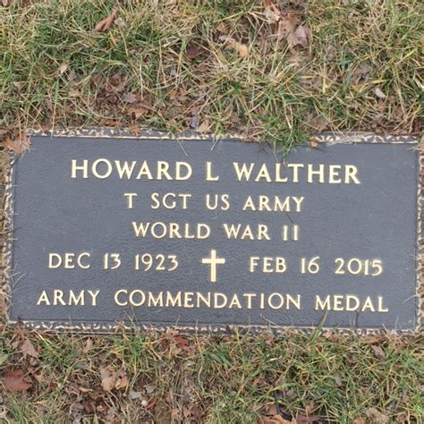 Howard Louis Howdy Walther Find A Grave Memorial