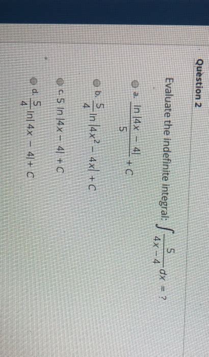 (Get Answer) - If the integration by parts formula udv uv- vdu is used ...