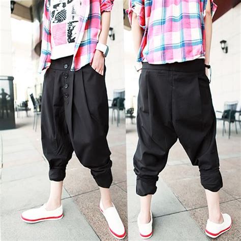 Пин на доске Mens Hip Hop Harem Pants