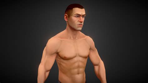 Hand Painted Male Base Mesh 3d Model By Alifarsangi [577812f] Sketchfab