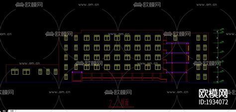 金山小学设计建筑cad施工图 免费3dmax模型库 欧模网