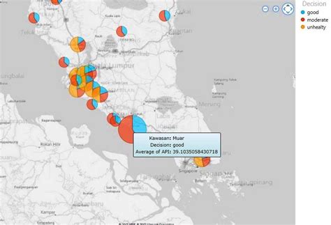 visualization statistical data  map chart   combination