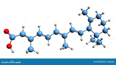 Tretinoin Molecular Structures All Trans Retinoic Acid 3d Model