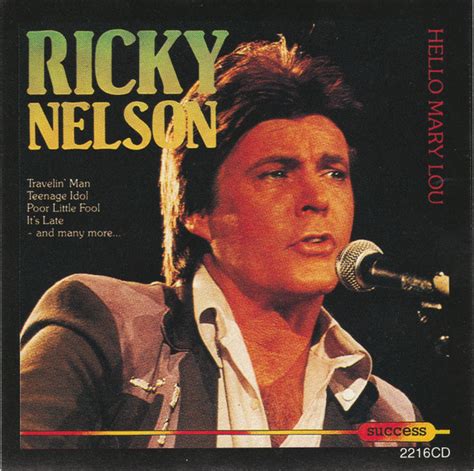 Ricky Nelson – Hello Mary Lou (CD) - Discogs