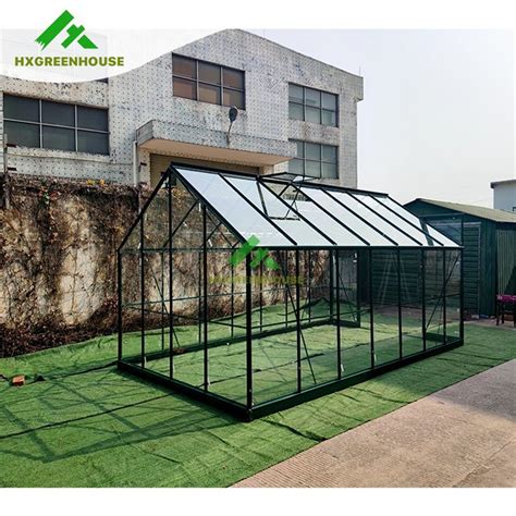 Greenhouse Glass Panels Wrought Iron Conservatories Greenhouse Climate ...