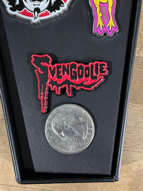 Svengoolie 4 Piece Enamel Pin Set Free Shipping