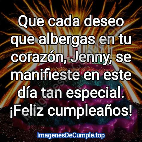 Feliz cumpleaños Jenny