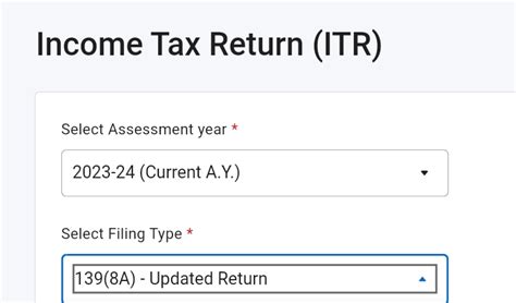 1st Update Of 2024 E Filing Of Updated Itr Has Been Enabled On Income