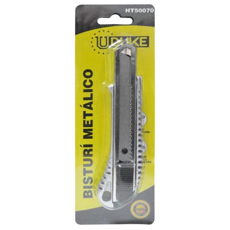 BISTURI METALICO INDUSTRIAL UDUKE EN BLISTER HT60109 DISTRIBUCIONES