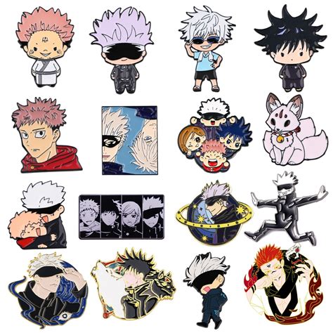 Jujutsu Kaisen Enamel Pins Jujutsu Kaisen Store