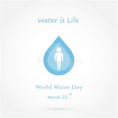 Water Drop And People Icon Vector Logo Design Template World Water Day