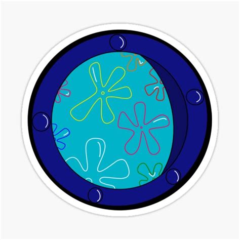 Bikini Bottom Window Sticker By Elaynamg Redbubble