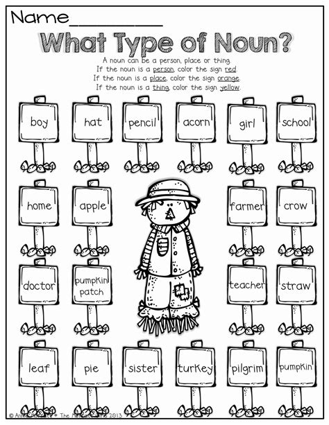 Proper Nouns Second Grade