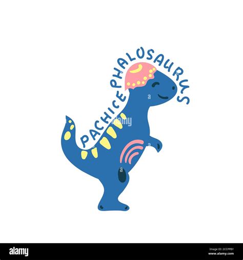 Cartoon Dinosaur Mosasaurus Cute Dino Character Stock