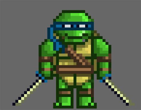 Mutant Ninja Turtles Pixel Art Pattern Pixel Art