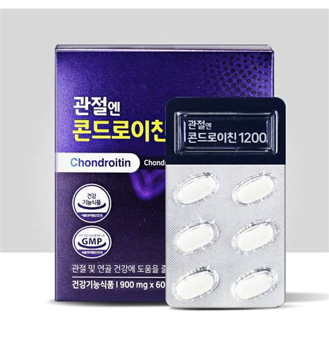 관절엔 콘드로이친 1200 900mg X 60정 1개월분 티몬