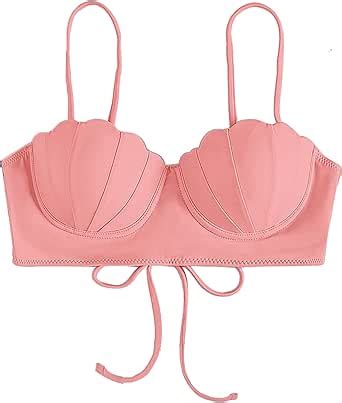 Amazon Enjyop Bikini Tops For Women Mermaid Sets Seashell Bra Strappy Light Support Bathing