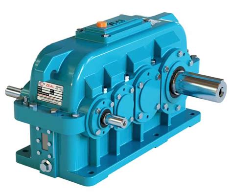 Three Stage Parallel Shaft Helical Gear Box Zeal Gears Pvt Ltd