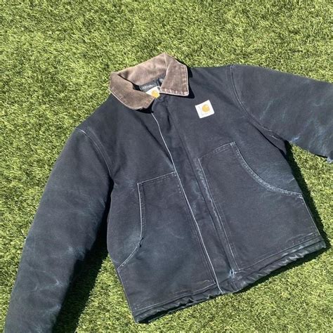 Repop Vintage Black Carhartt Detroit Jacket Great Depop