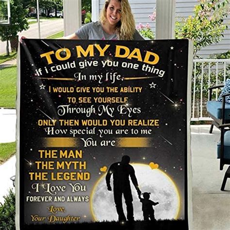 To My Dad If I Could Give You One Thing In My Life 3d Custom Fleece