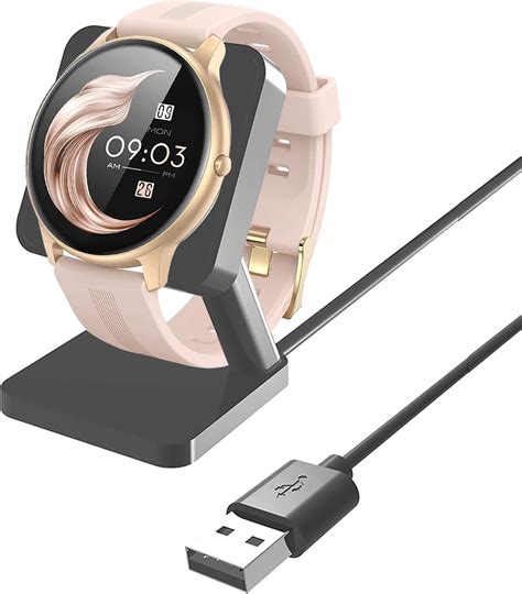 Onetuo Ladeger T Kompatibel Mit Lige I M Smartwatch Usb Aluminium