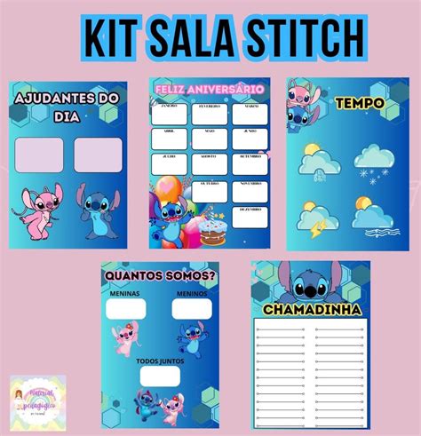 KIT SALA DE AULA STITCH Micaelly Pereira Hotmart